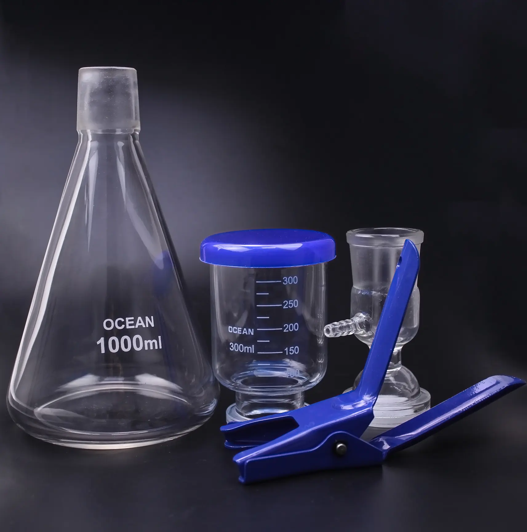 Glass Solvent Vacuum Filters for laboratory use