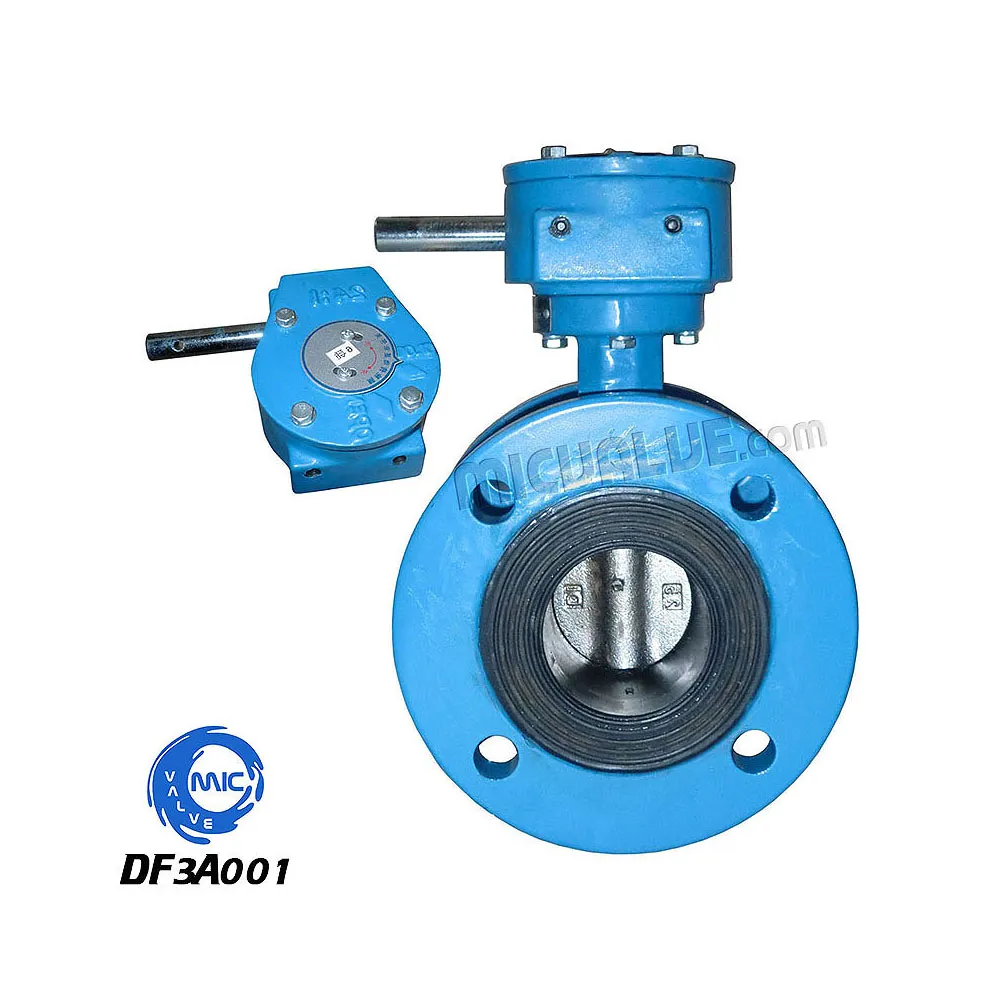 Concentric Flange Butterfly Valve[Wormgear & PN10 PN16] — DF3A001