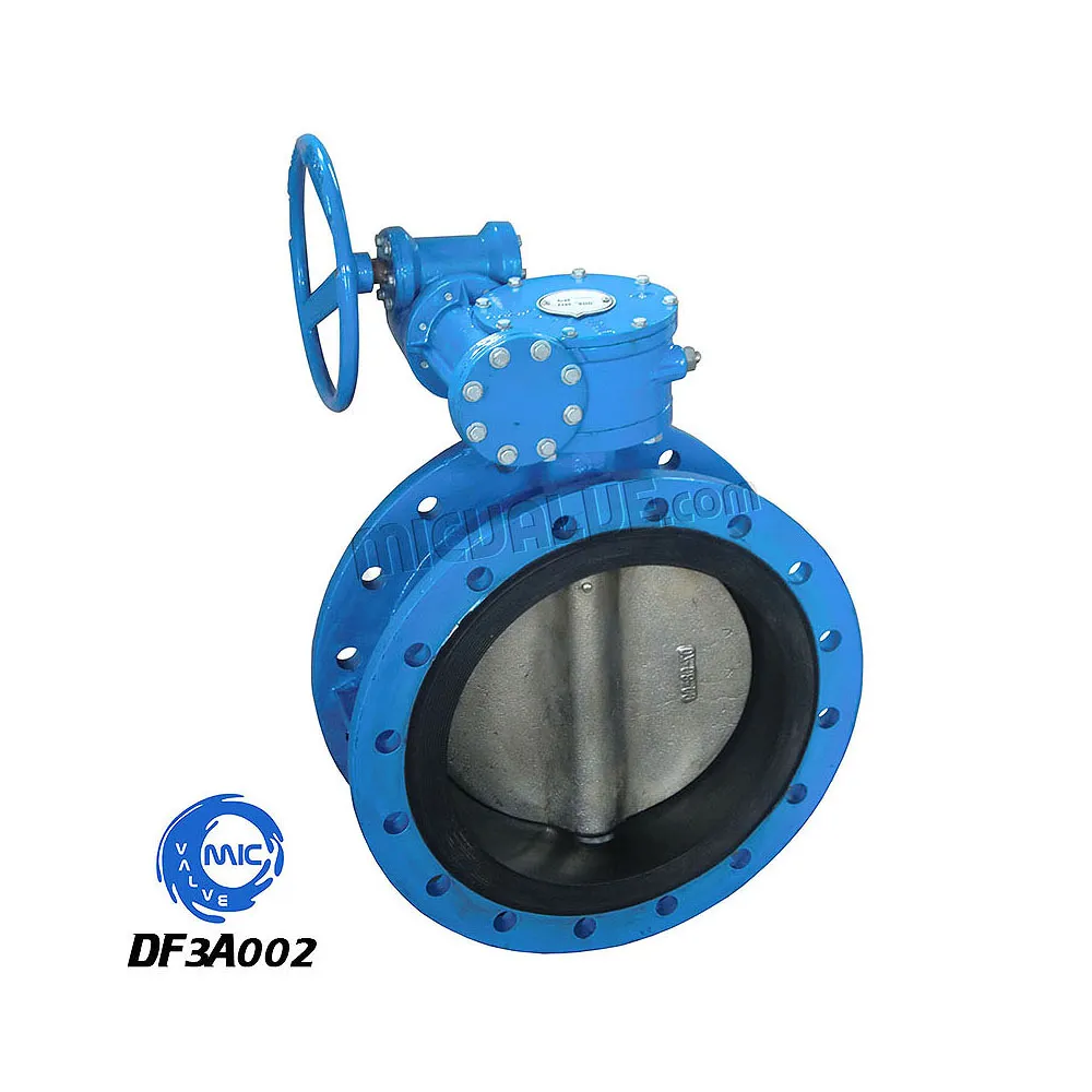 Concentric Flange Butterfly Valve[Pin type & Gearbox] — DF3A002