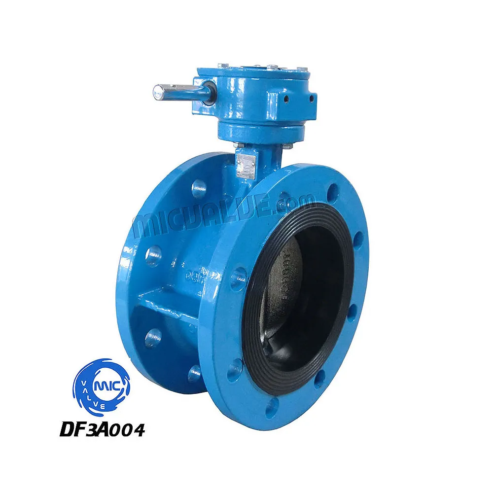Concentric Flange Butterfly Valve[Pin type & Wormgear] — DF3A004