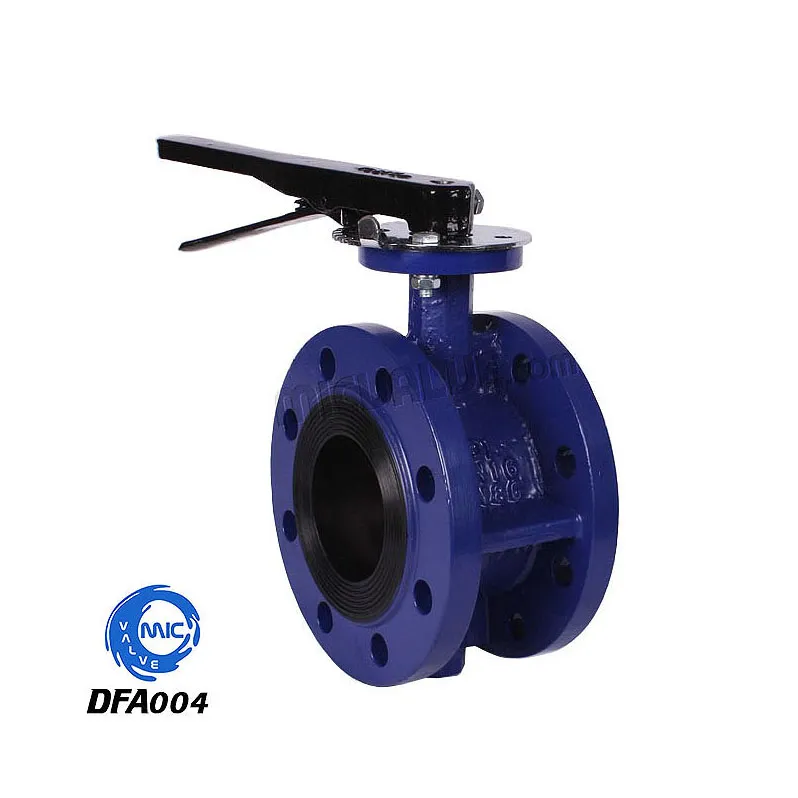 Concentric Flange Butterfly Valve[Hand Lever PN16] — DFA004