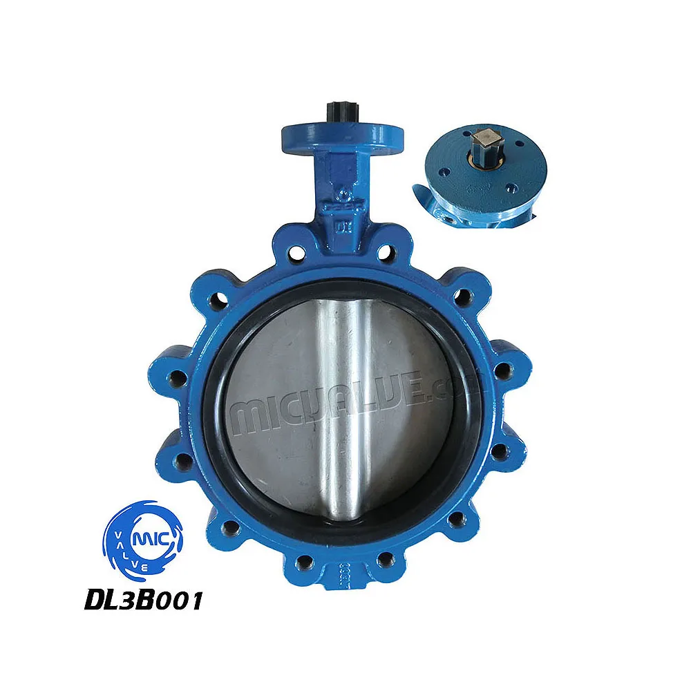 Lug Butterfly Valve[No Pin & spline spindle] — DL3B001