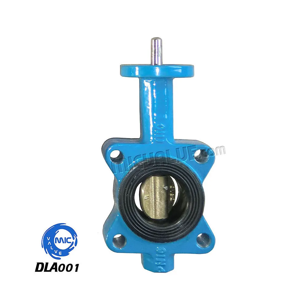 Lug Butterfly Valve[Vulcanized Seat & Bare Shaft] — DLA001