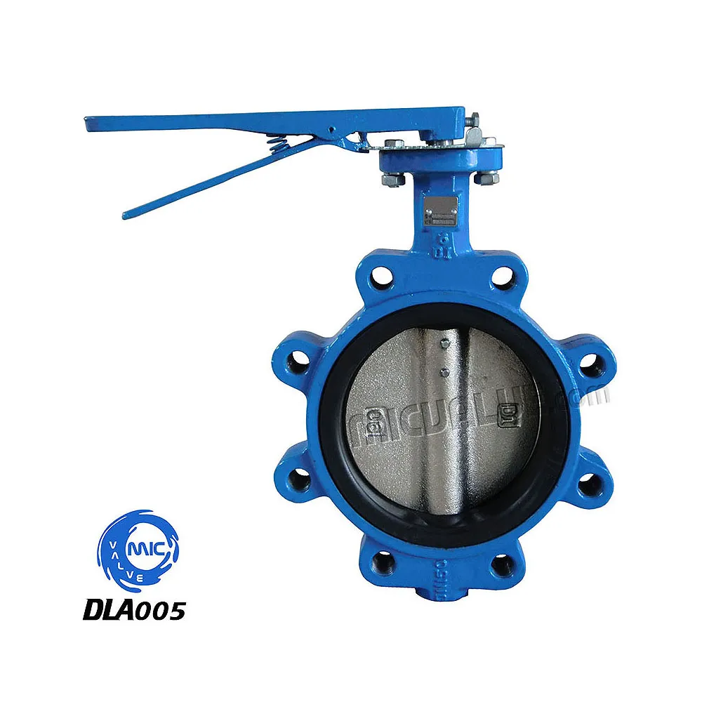 Lug Butterfly Valve[Malleable Iron Hand Lever] — DLA005