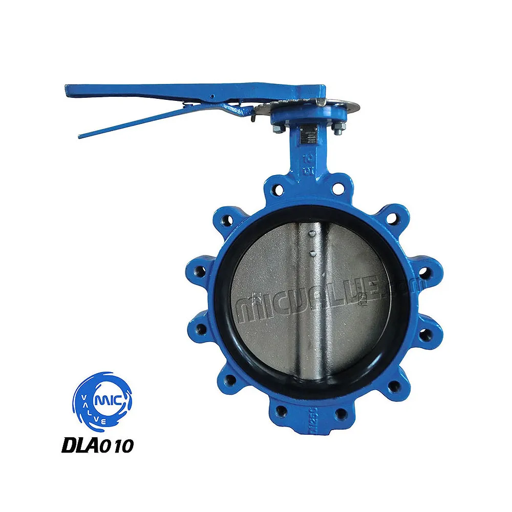Lug Butterfly Valve[DN250 Malleable Iron Hand Lever] — DLA010