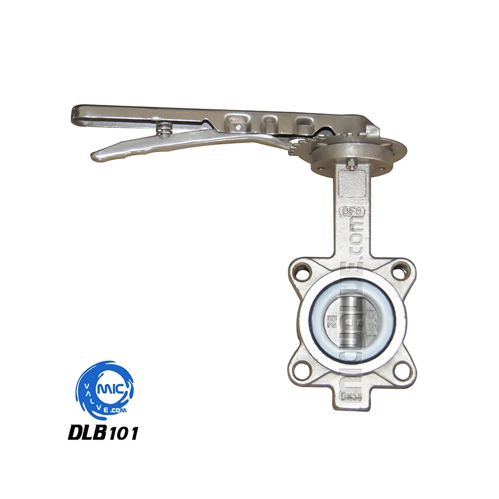 Lug Butterfly Valve no pin [PTFE seat] — DLB101