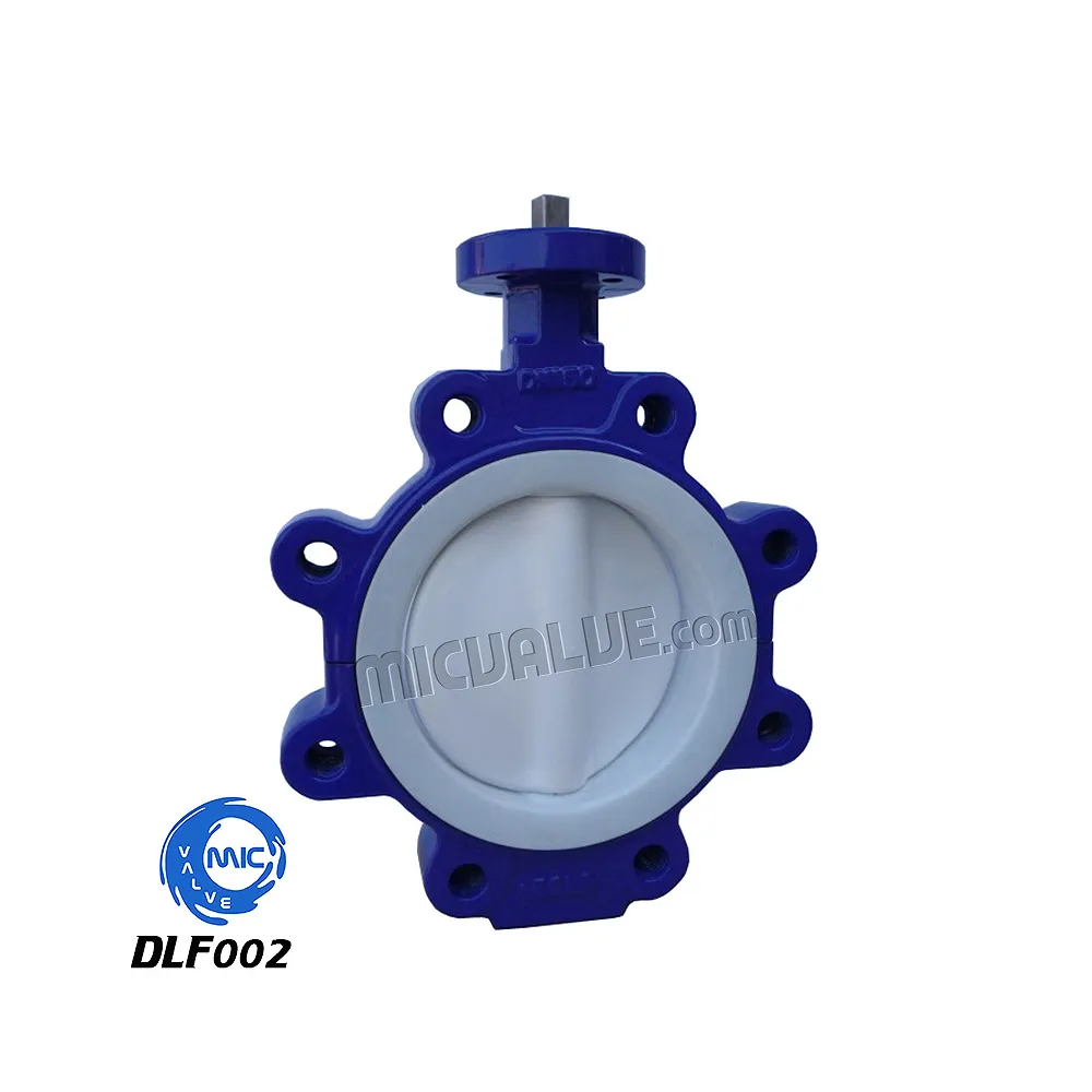 Lug Butterfly Valve[PTFE Coated Disc] — DLF002