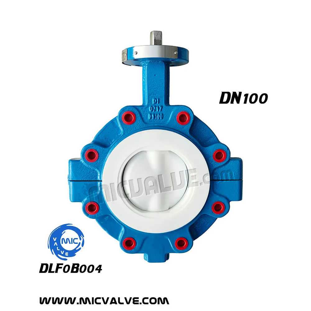 Anti-Corrosive Lug type Butterfly Valve (Bare Shaft) DN100 — DLF0B004