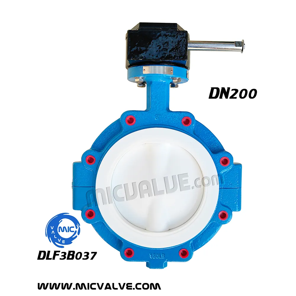 Anti-Corrosive Lug type Butterfly Valve DN200 — DLF3B037