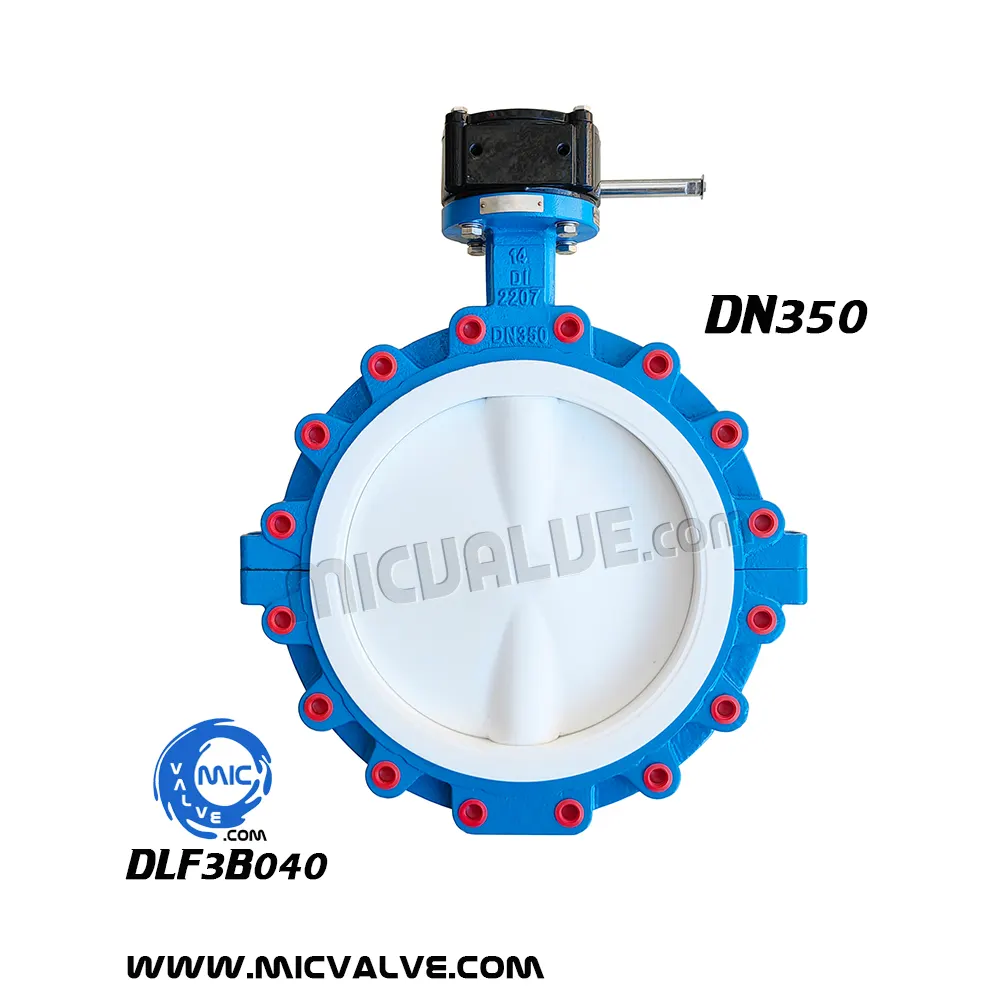 Anti-Corrosive Lug type Butterfly Valve DN350 — DLF3B040