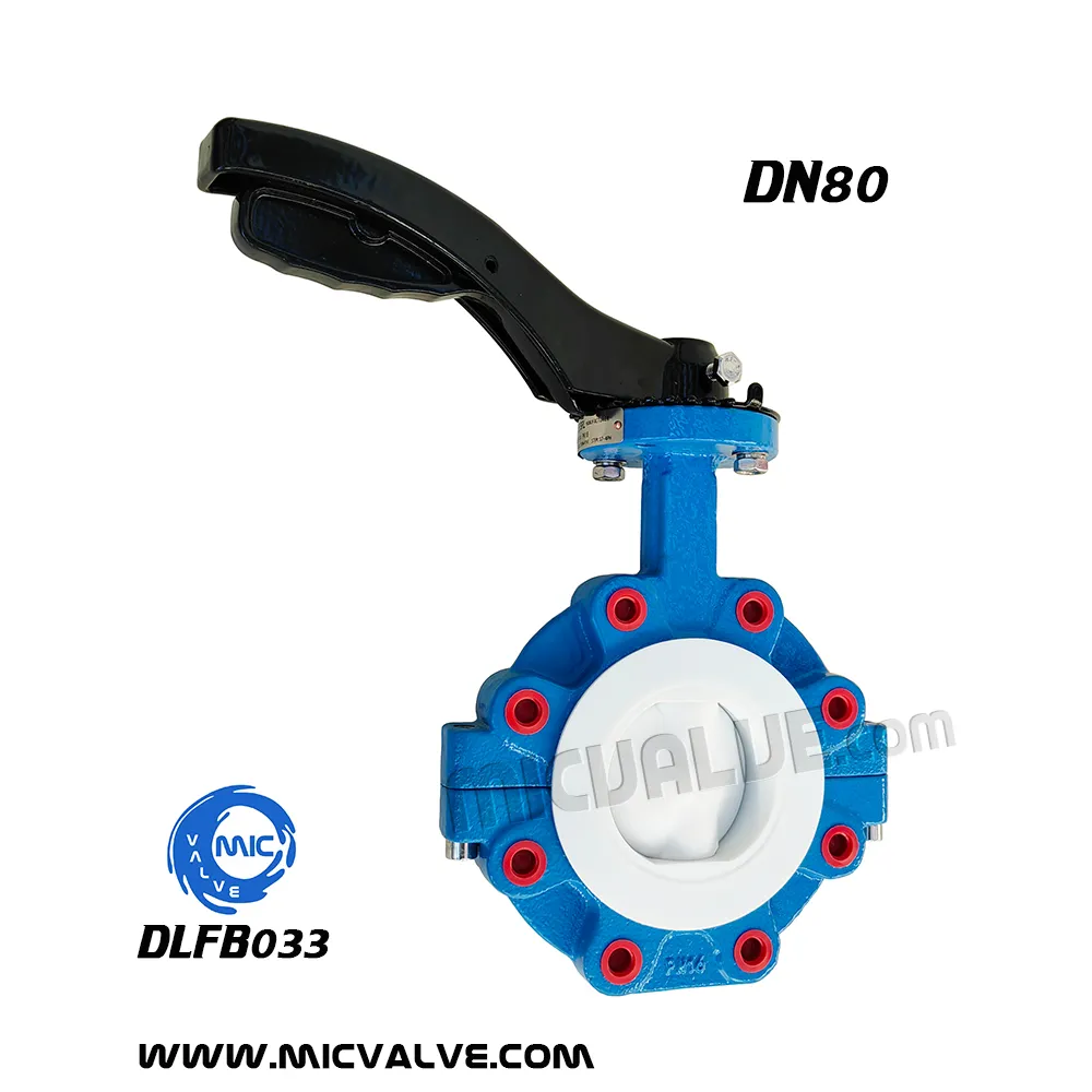Anti-Corrosive Lug type Butterfly Valve DN80 — DLFB033