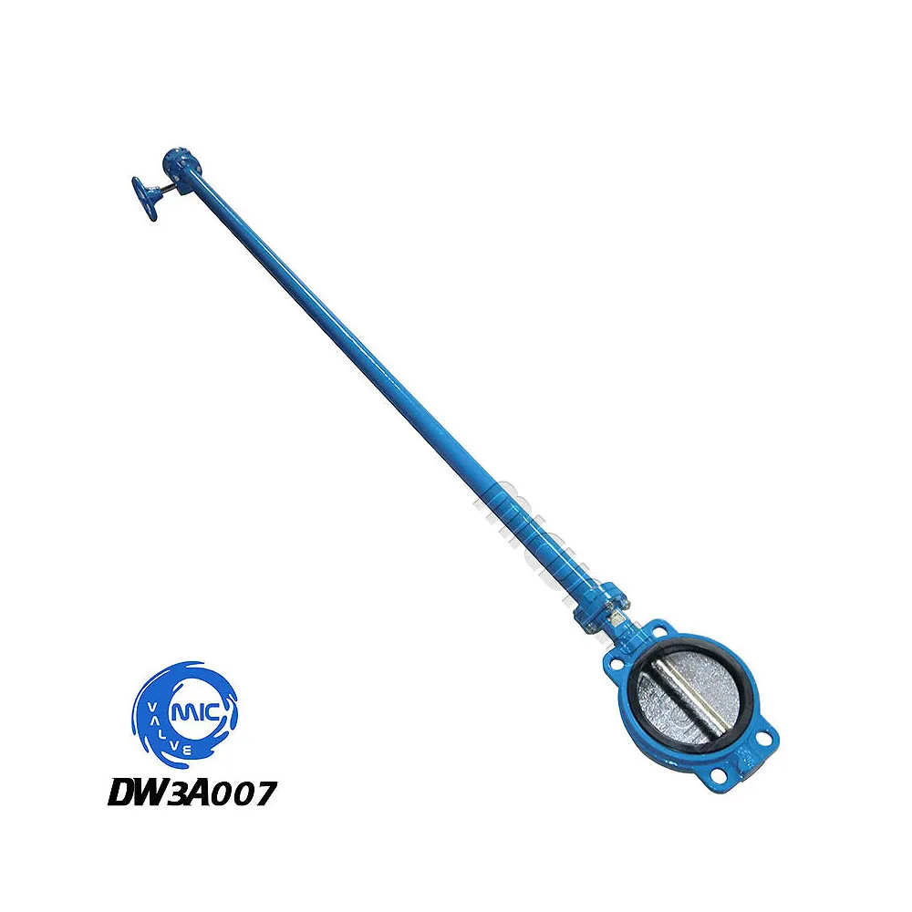 Wafer Butterfly Valve[Extension Rod & Wormgear] — DW3A007