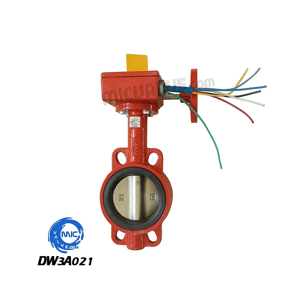 Wafer Butterfly Valve with Gear Actuator — DW3A021