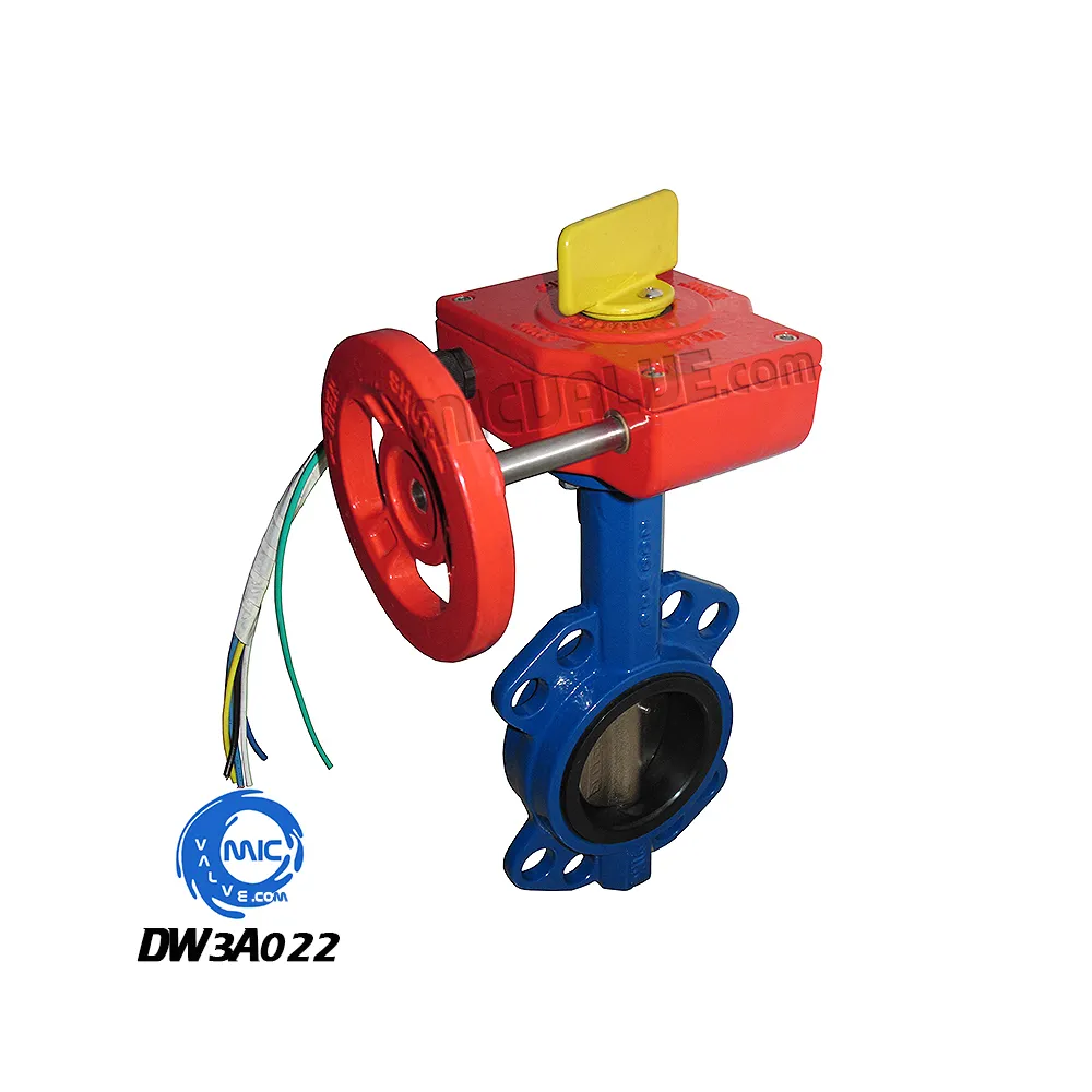 Wafer Butterfly Valve with Signal Gear Actuator — DW3A022