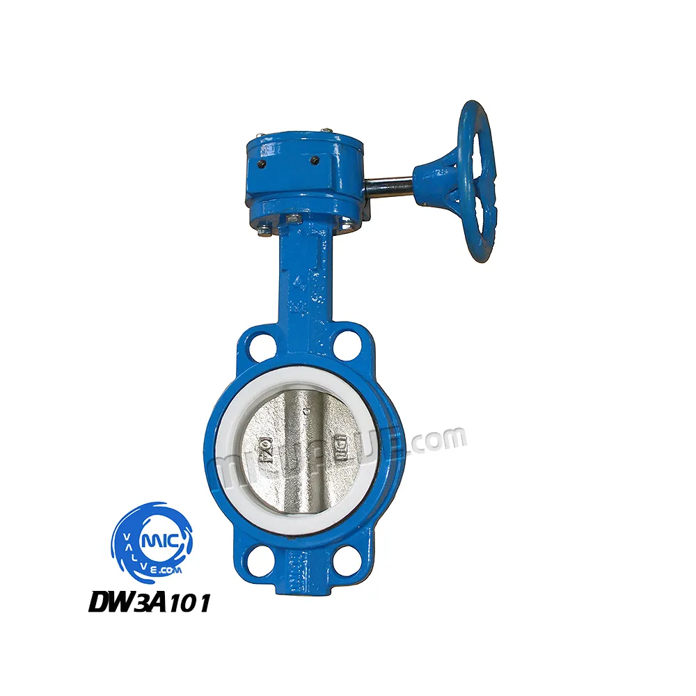Wafer Butterfly Valve with Pin [PTFE seat] — DW3A101