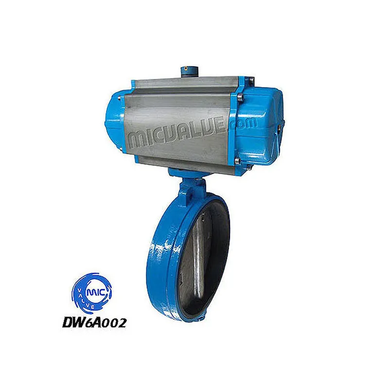 Wafer Butterfly Valve[Pneumatic Actuator & CF8 Disc] — DW6A002