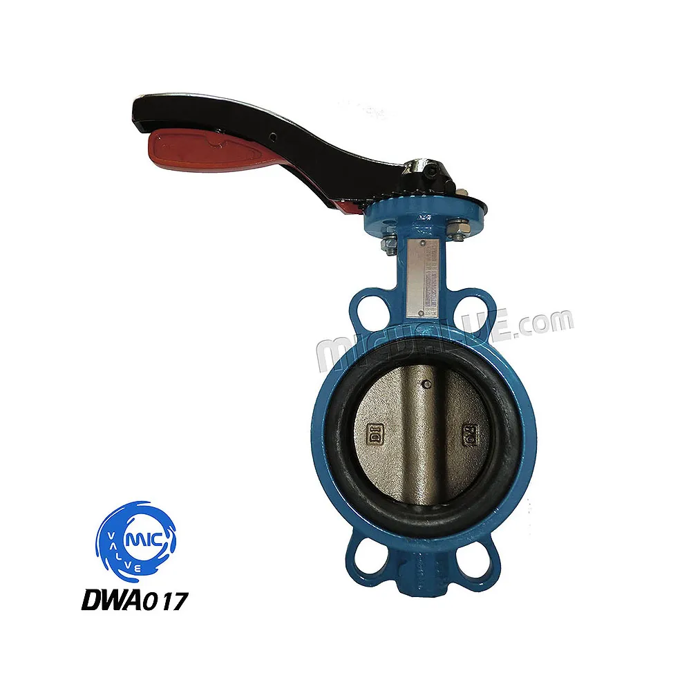Wafer Butterfly Valve [Aluminium Handle & Universal Holes] — DWA017