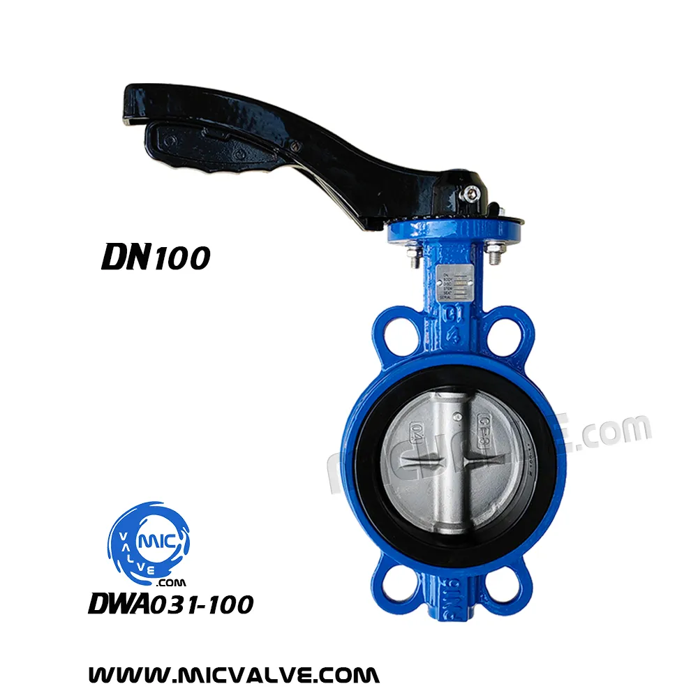 Wafer type Butterfly Valve with Pin DN100 — DWA031-100