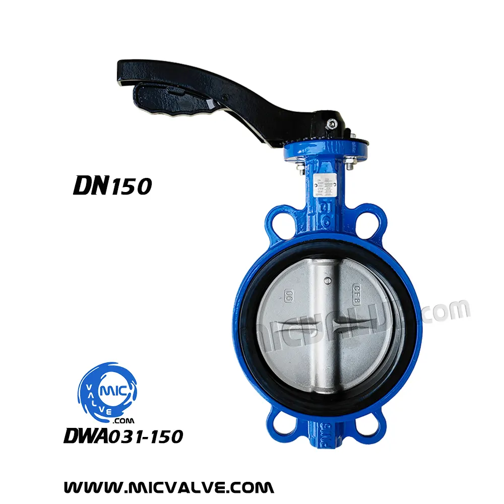 Wafer type Butterfly Valve with Pin DN150 — DWA031-150
