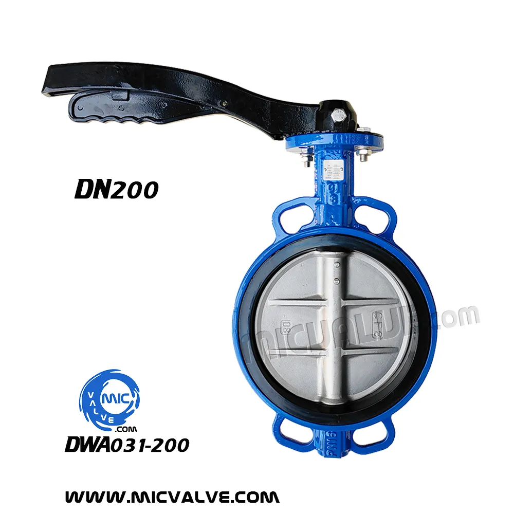 Wafer type Butterfly Valve with Pin DN200 — DWA031-200