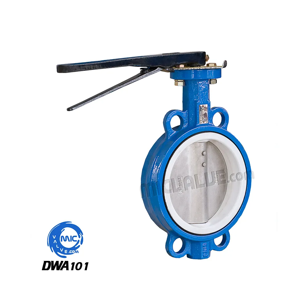 Wafer Butterfly Valve with Pin [PTFE seat] — DWA101