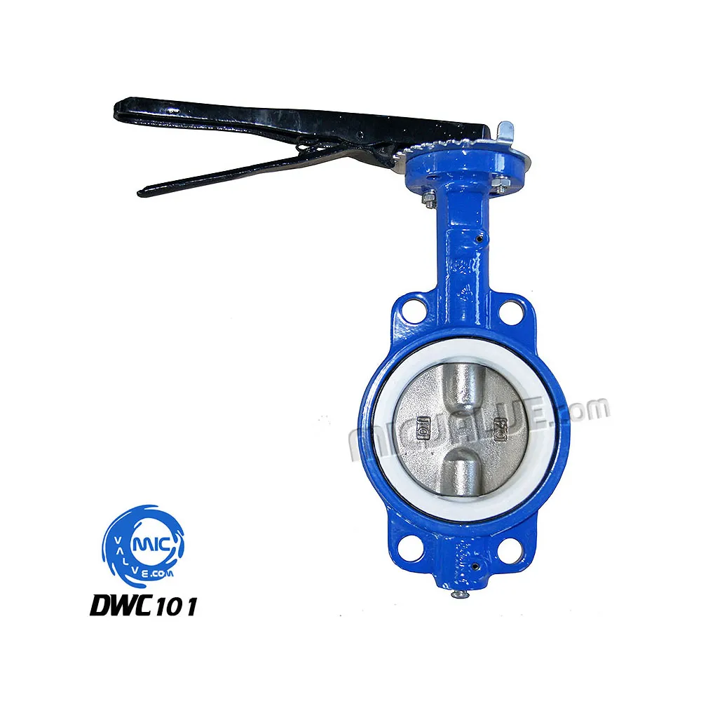 Wafer Butterfly Valve with Half Shaft [PTFE seat] — DWC101