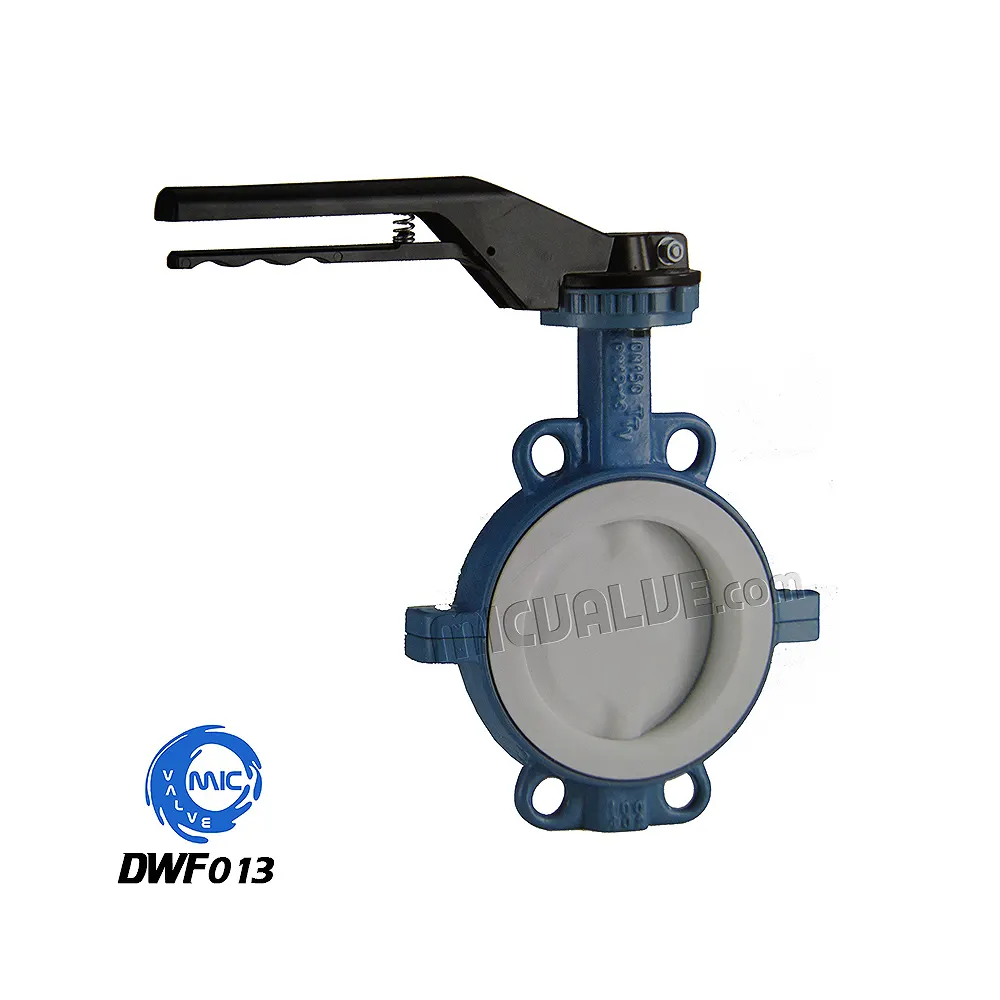 Wafer Butterfly Valve[PTFE Coated Disc & Split Body] — DWF013