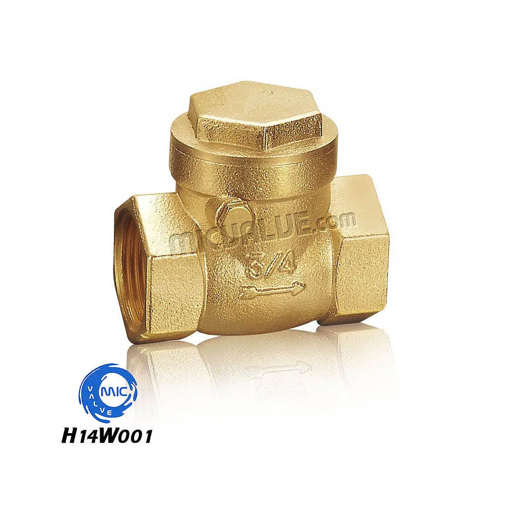 Brass Female Thread Swing Check Valve — H14W001