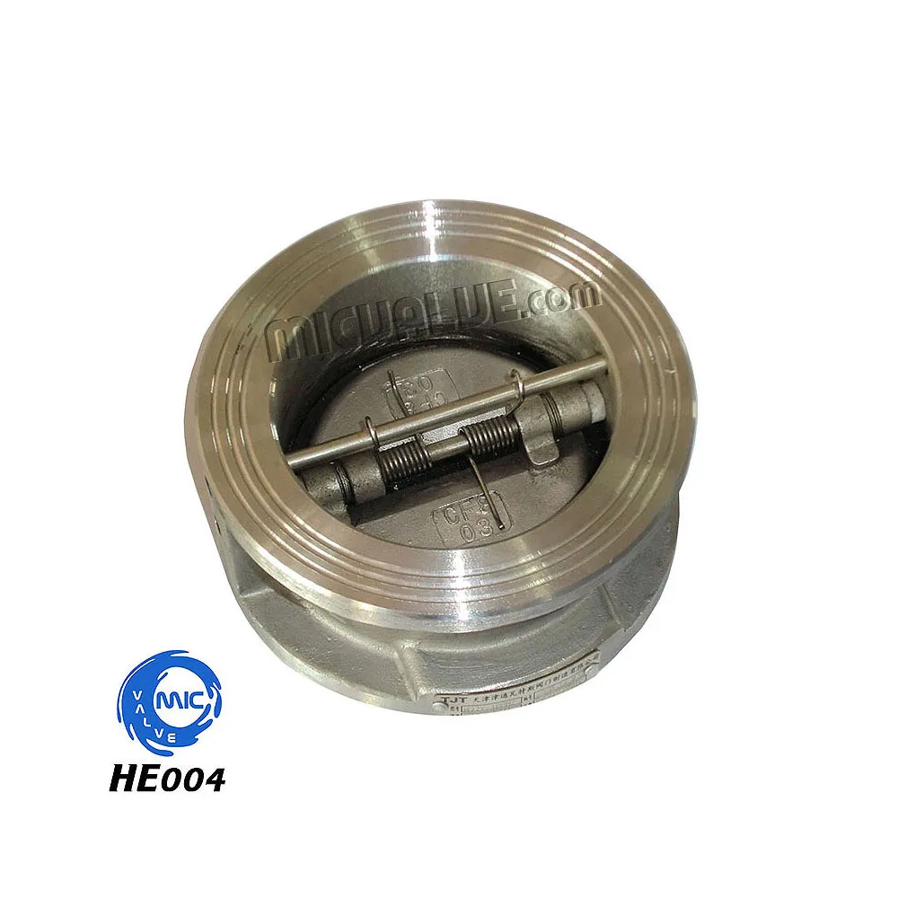 Wafer Dual Plate Check Valve[CF8 Body & Disc] — HE004