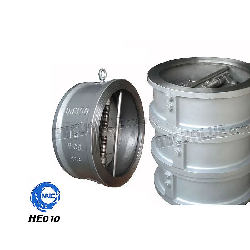 Check Valve[Europe Wafer Dual Plate & WCB Body] — HE010