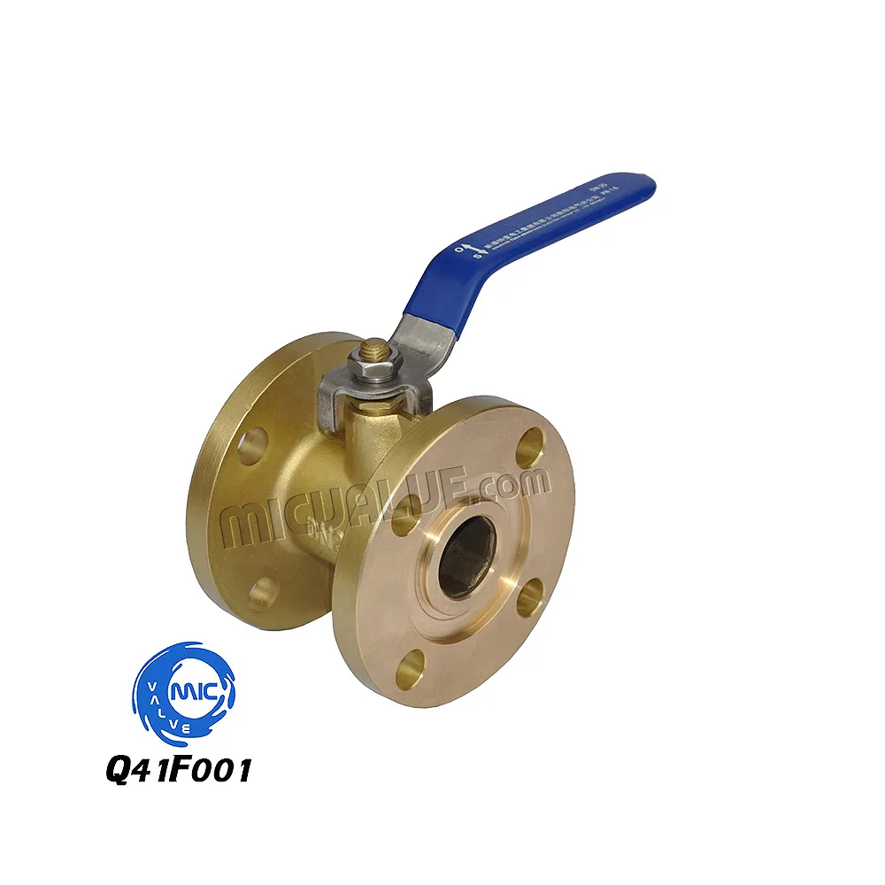 Flange End Brass Ball Valve — Q41F001
