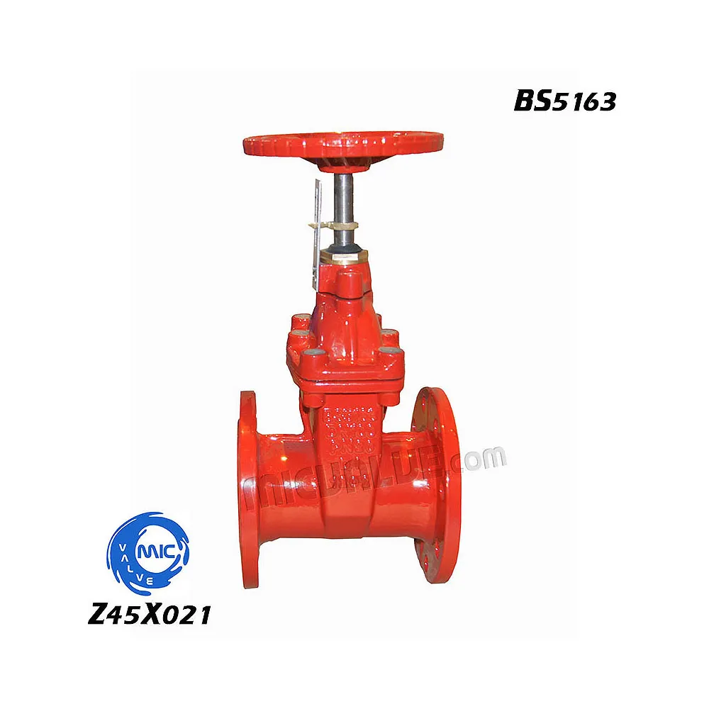NRS Resilient Seat Gate Valve[BS5163 & Fire Protection Valve] — Z45X021