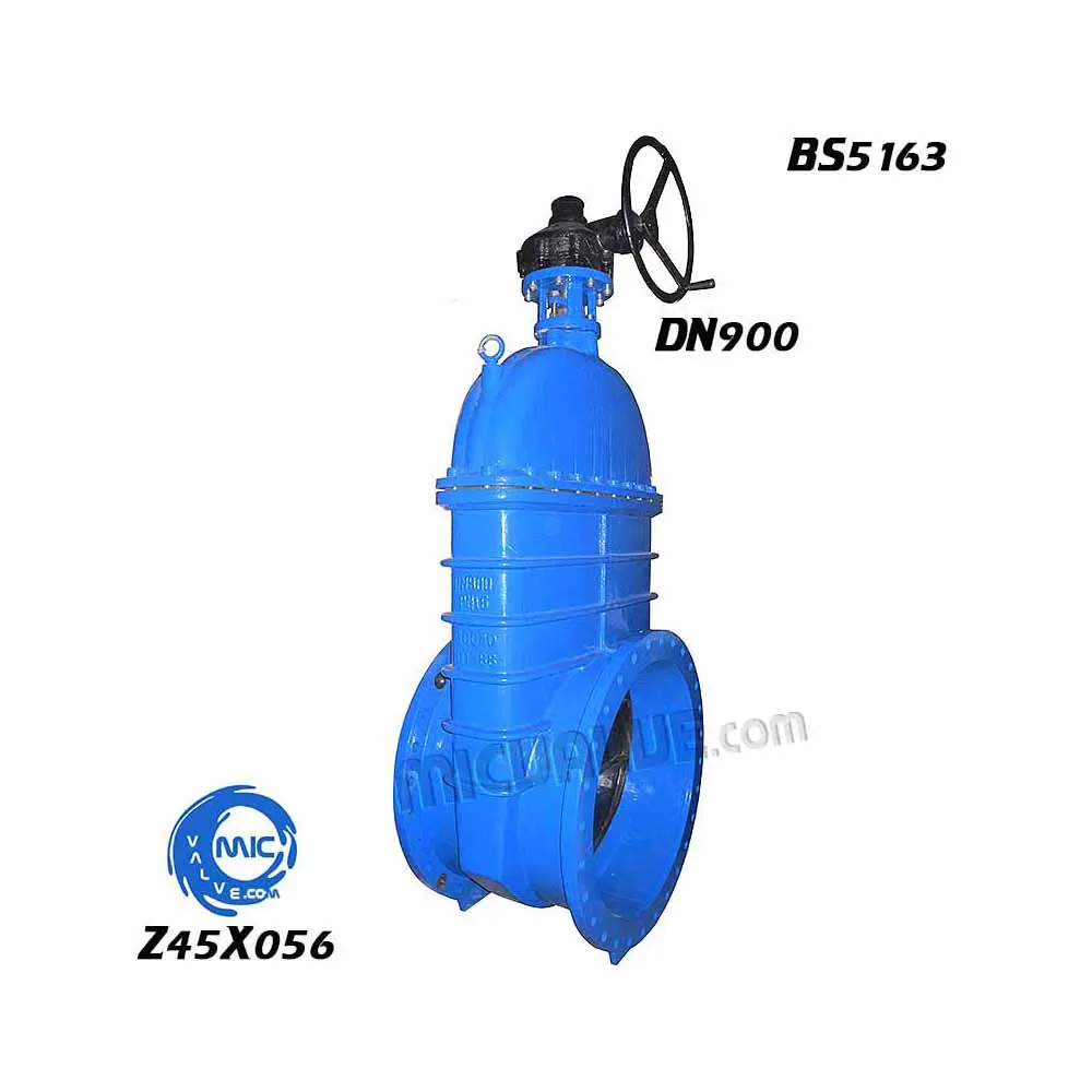 Non_rising Stem Resilient Seated Gate Valve BS5163 DN900 — Z45X056