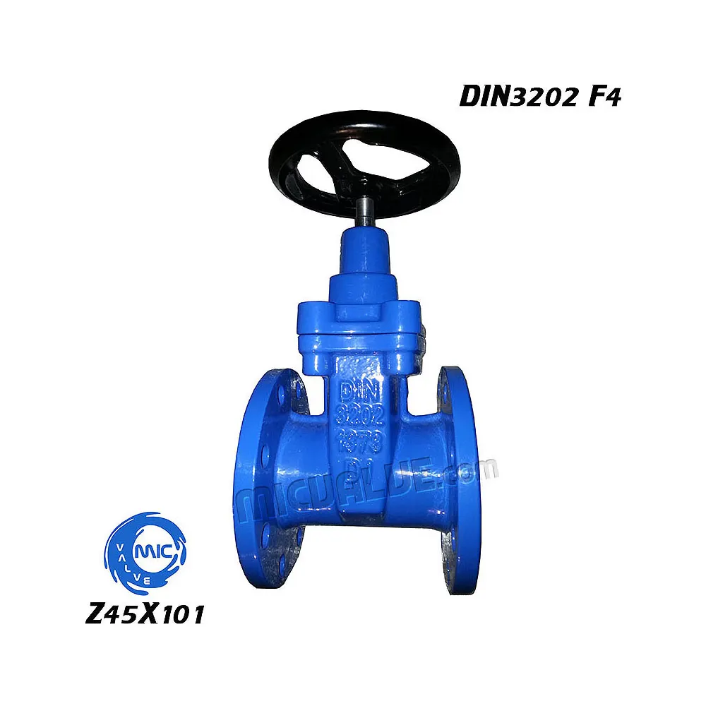 Non rising Stem Resilient Seat Gate Valve[DI Body & DIN3202 F4] — Z45X101