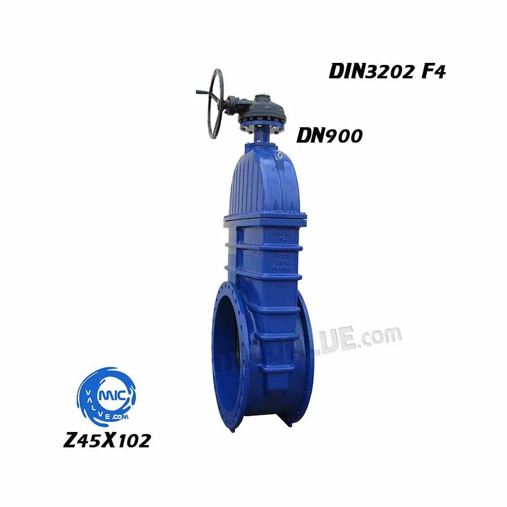 Non-rising Stem Resilient Seated Gate Vave DN900 DIN3202 F4 — Z45X102