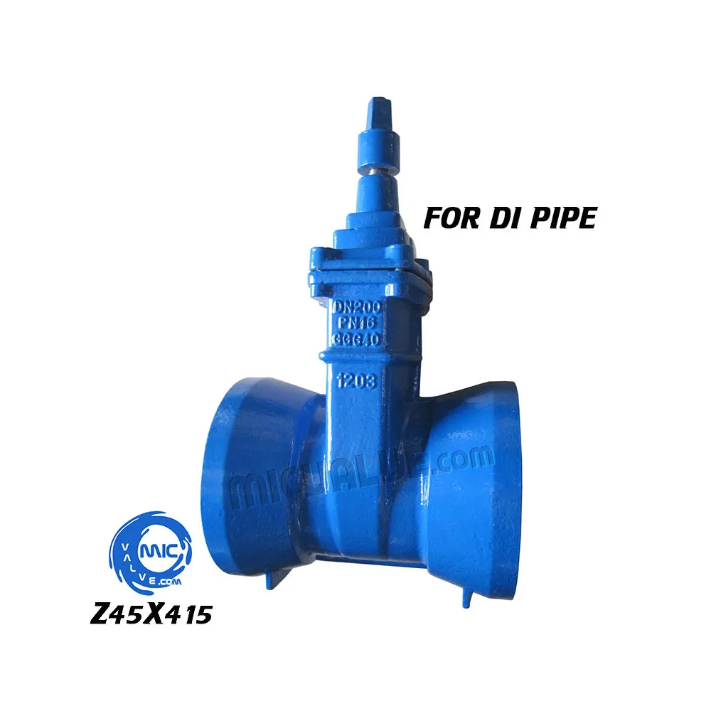Non-rising Stem Resilient Seated Gate Valve for DI pipe — Z45X415