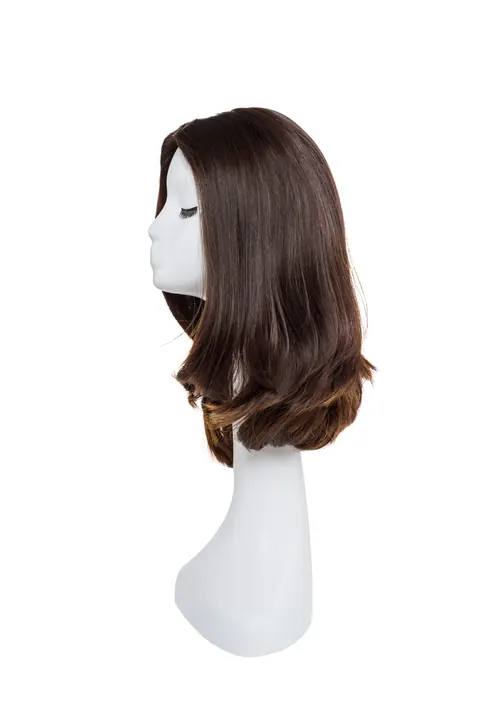 Wig5 human hair wig side view