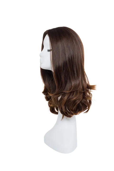 Wig7 human hair wig side view