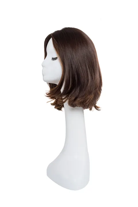 Wig8 human hair wig side view