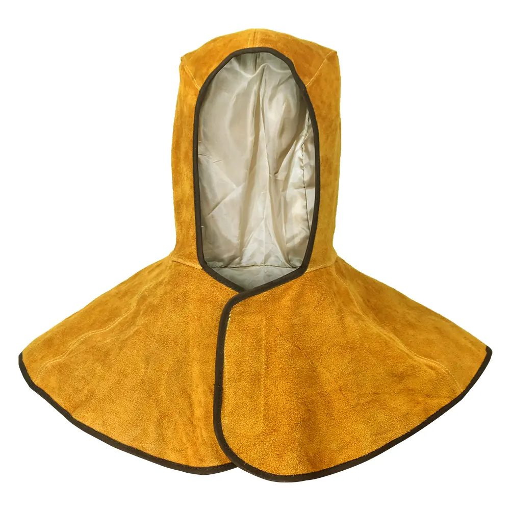 MS-308 cowhide split leather welding cap