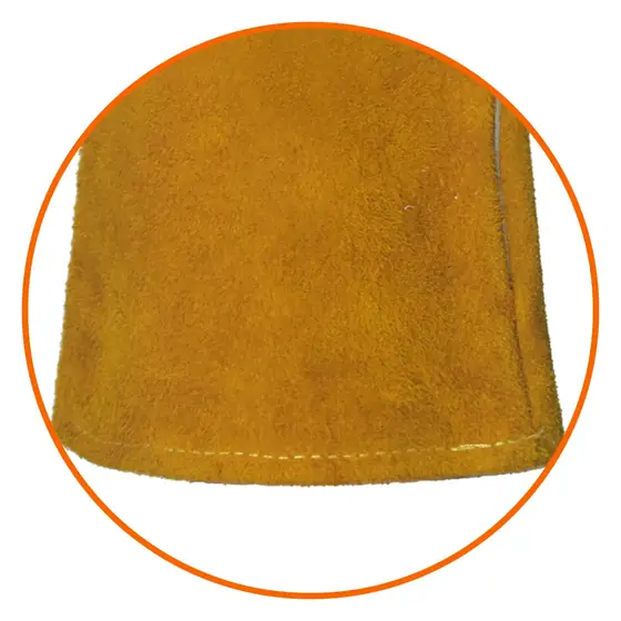 Pair of MS-702 yellow welding gloves