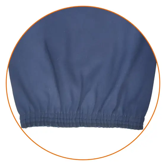 Pair of navy FR welding sleeves