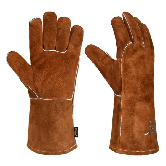 MS-726 side split cowhide stick welding glove