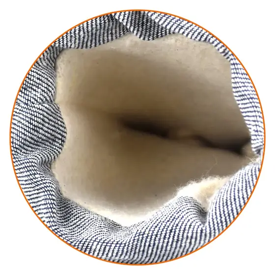 MS-717 glove cuff and stitching