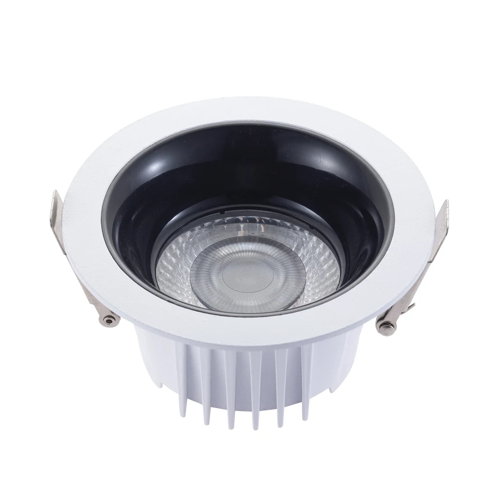 Recessed LED downlight model GG2505B in diecast aluminium housing with 36 degree beam