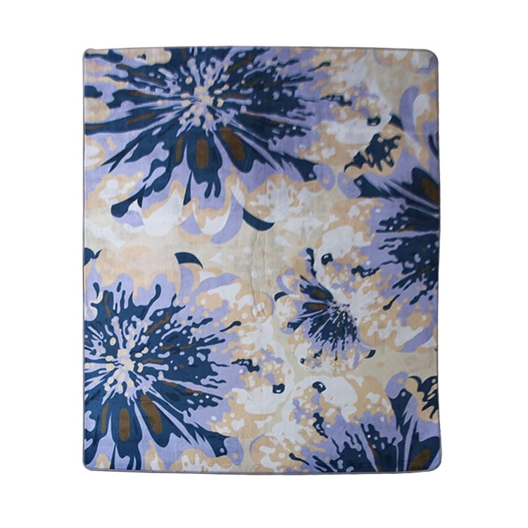 Hot Sale Printed Polyester Velvet Area Rug