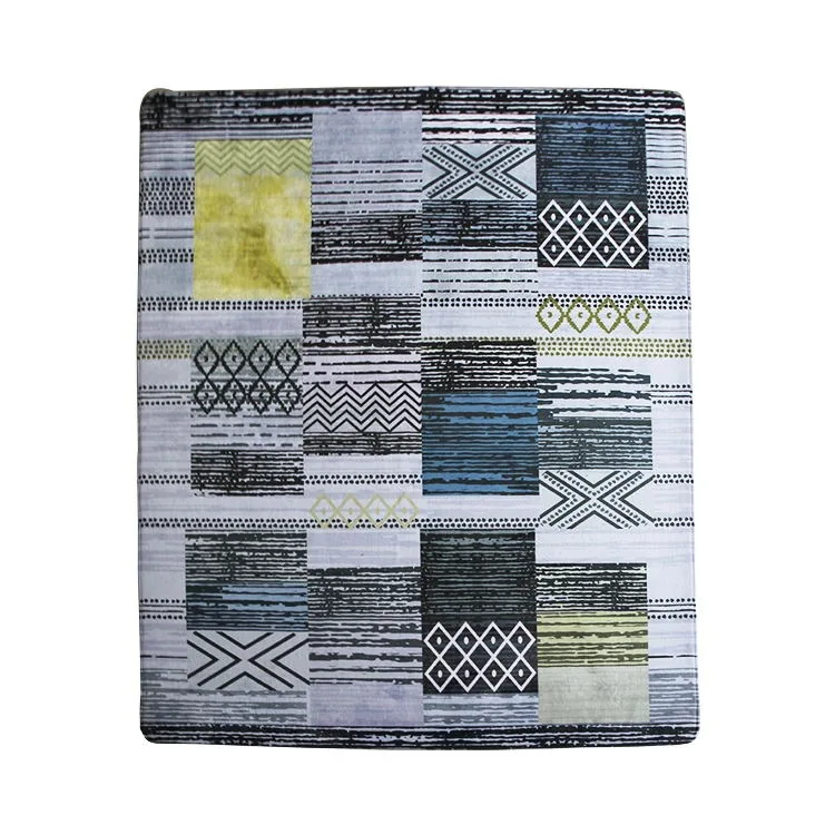 Hot Sale Printed Polyester Velvet Area Rug extra photo