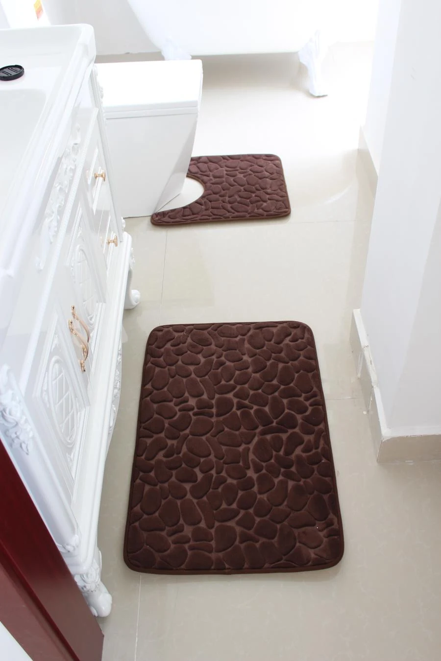 Microfiber Woven Bathroom Mat Sets extra photo