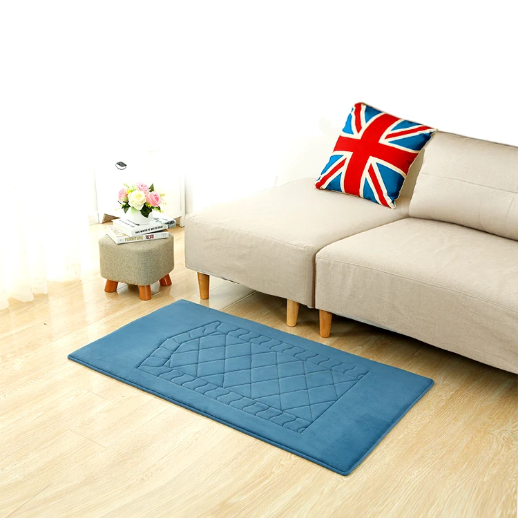 Super Soft Coral Velvet Rug Tatami