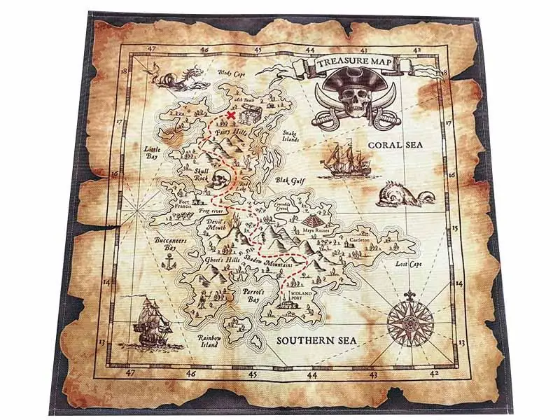 Vintage Adventure Ocean Sailing Map Mats extra photo